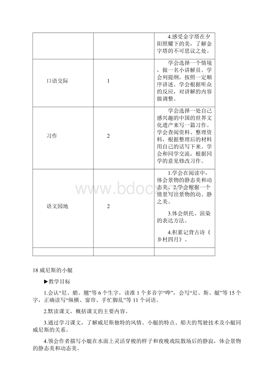 新部编版五年级语文下册18 威尼斯的小艇教案.docx_第2页