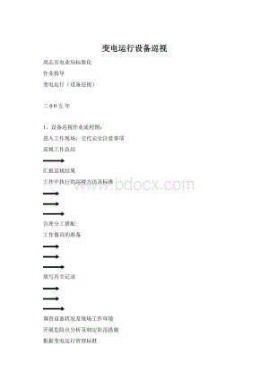 变电运行设备巡视.docx