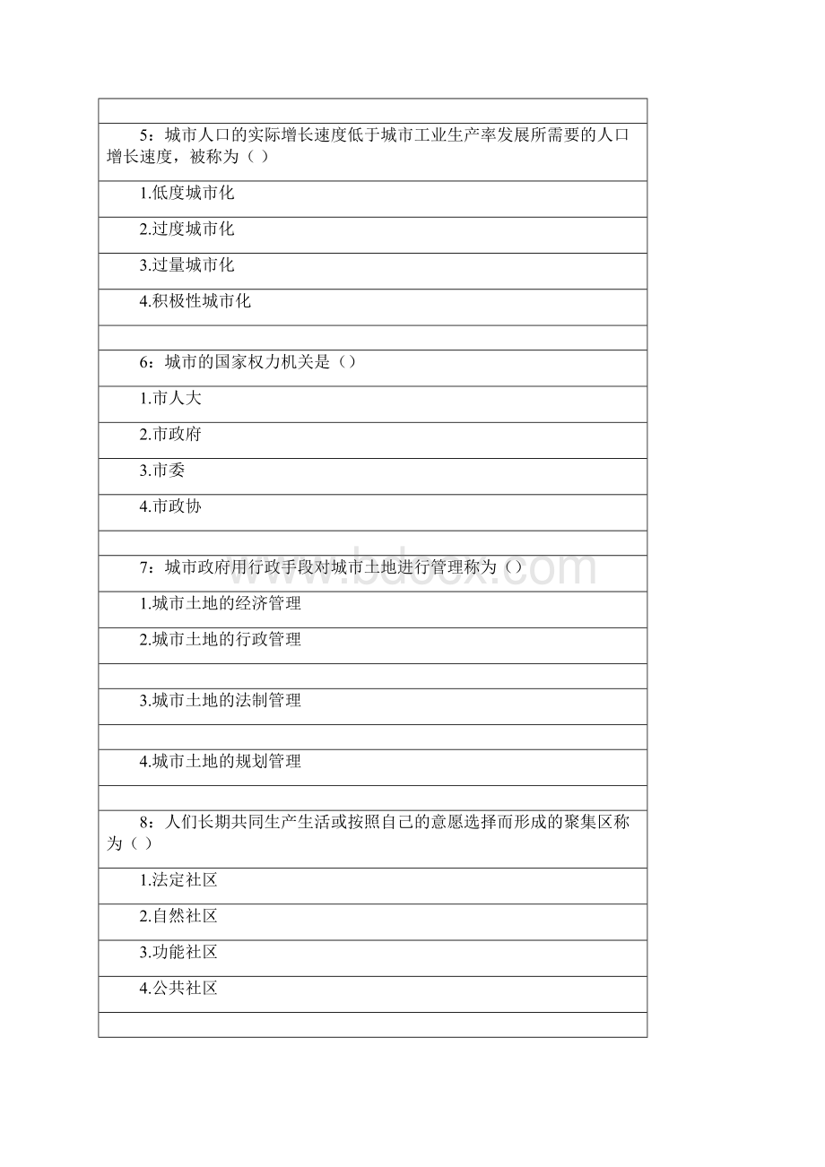 市政管理学试题及答案Word文档格式.docx_第2页