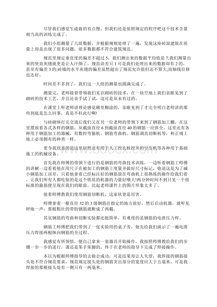 报告大学生实训报告总结 精品.docx_第2页