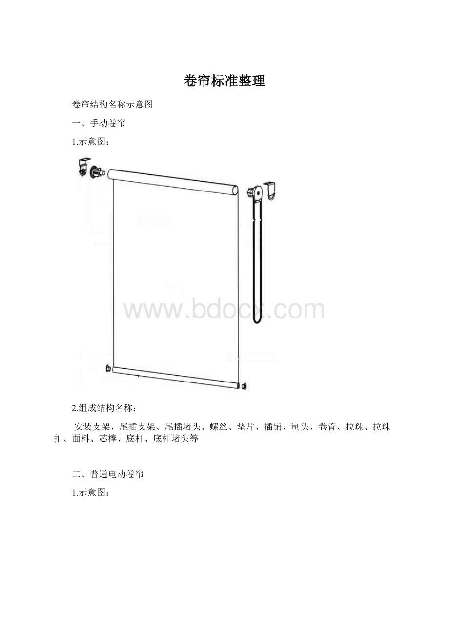 卷帘标准整理.docx