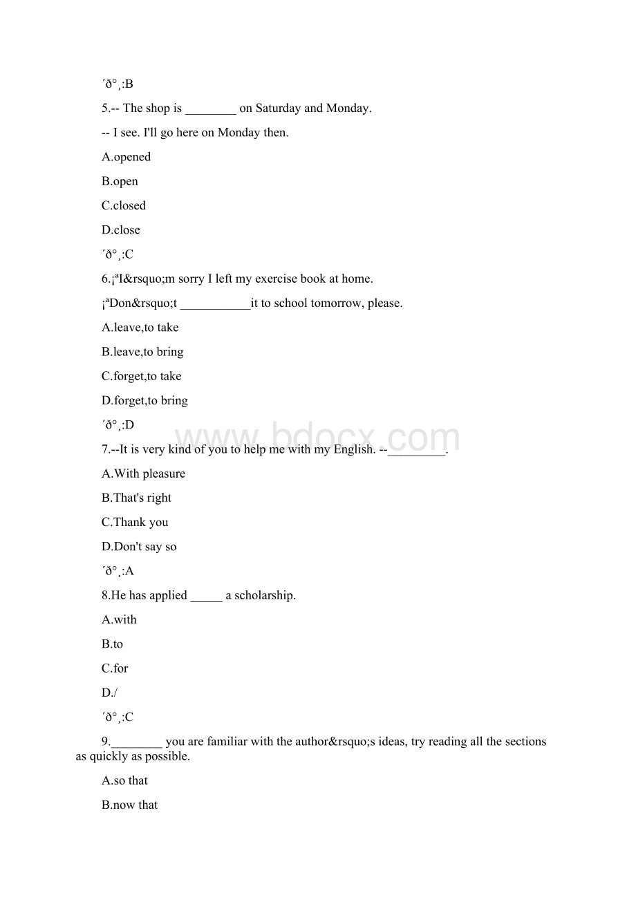 东大20春学期《大学英语二》在线平时作业2答卷Word格式文档下载.docx_第2页