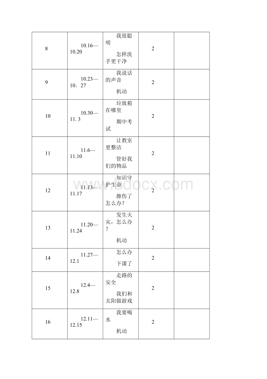 一年级上册地方课程教学计划及教案教学内容文档格式.docx_第3页