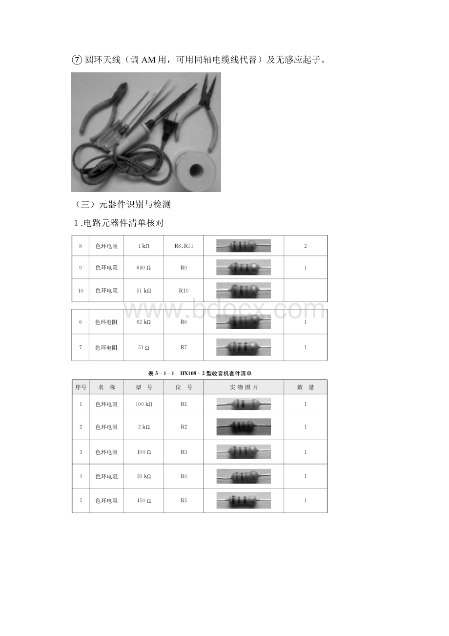 《电子产品装配与调试技术》教案3项目三 HX1082型收音机的装配与调试.docx_第3页