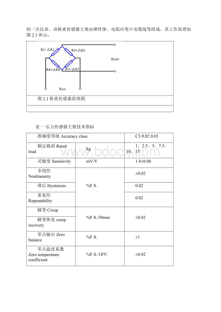 基于单片机电子秤系统方案论证与选型Word格式.docx_第3页