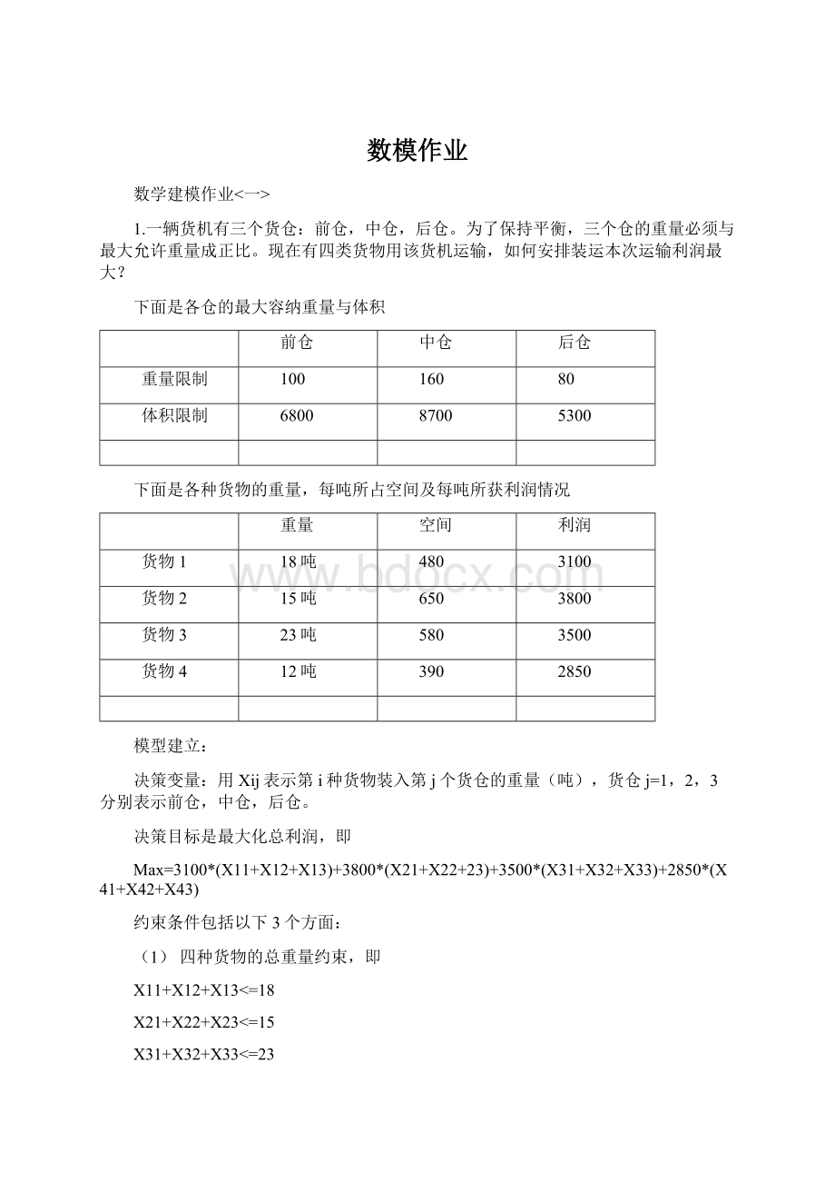 数模作业Word格式文档下载.docx_第1页