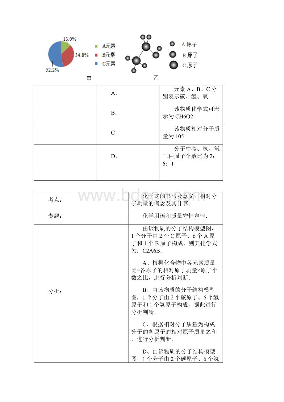 金华市中考化学试题及答案解析Word文档下载推荐.docx_第2页