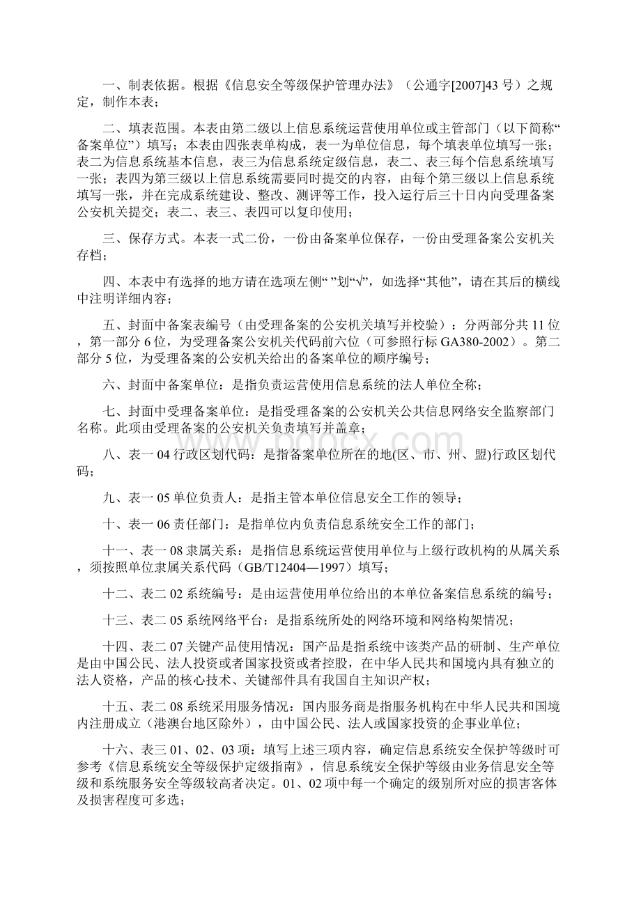 定级报告模版和备案表.docx_第3页