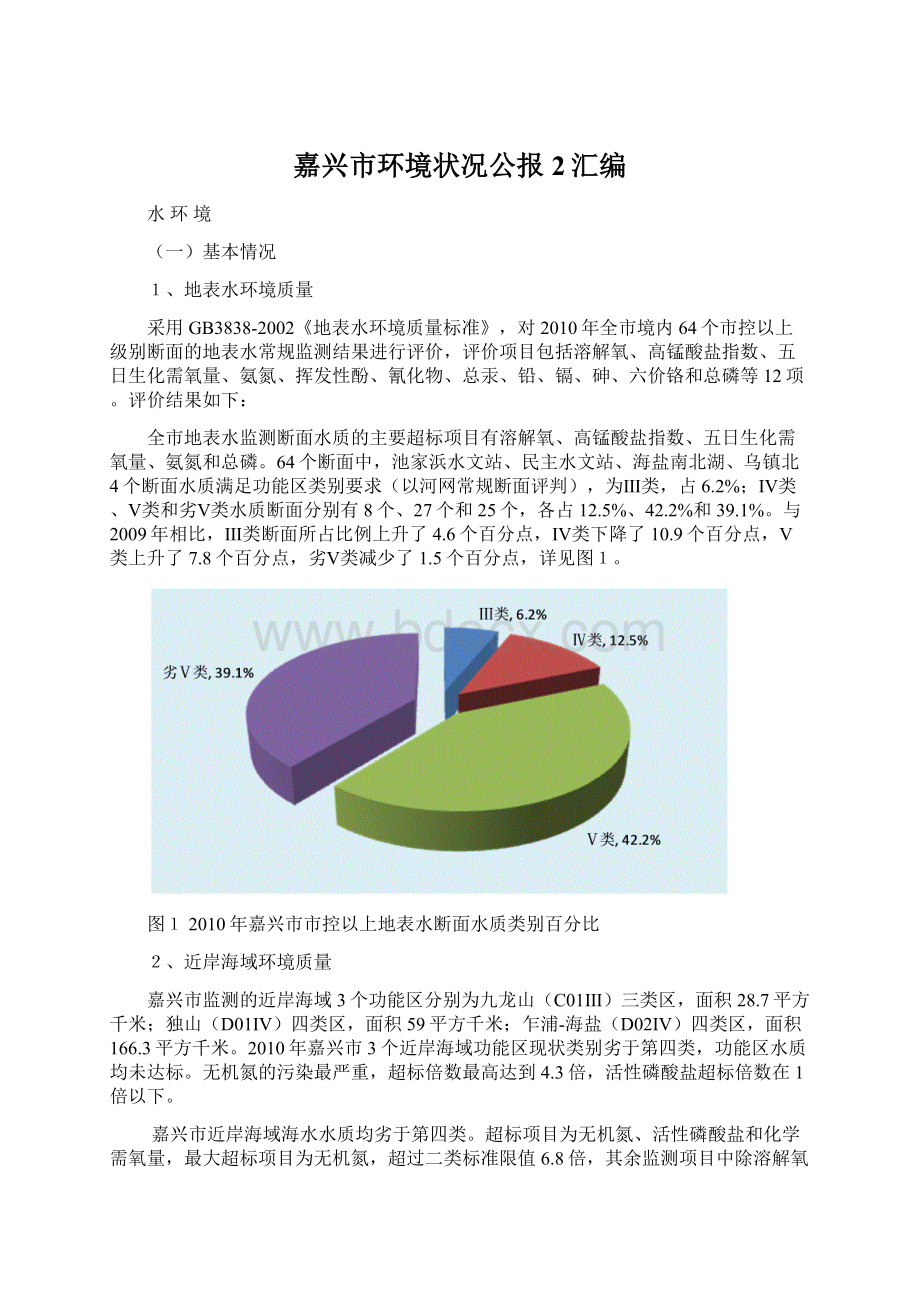 嘉兴市环境状况公报 2汇编.docx