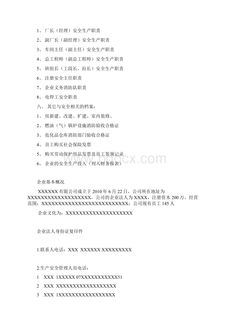 安全生产档案Word格式.docx_第3页