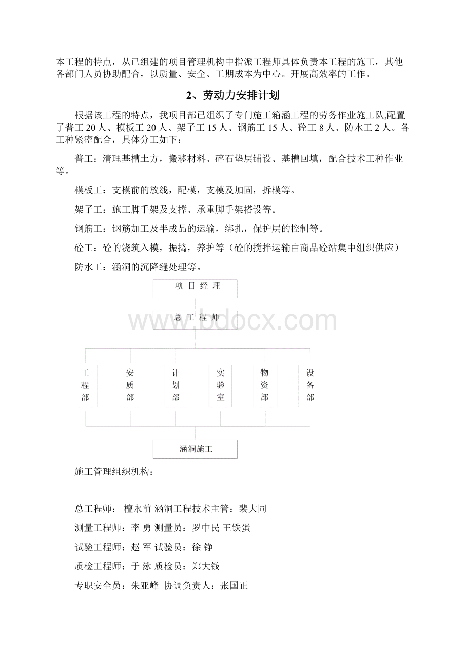 钢筋砼箱涵施工方案最新版.docx_第2页