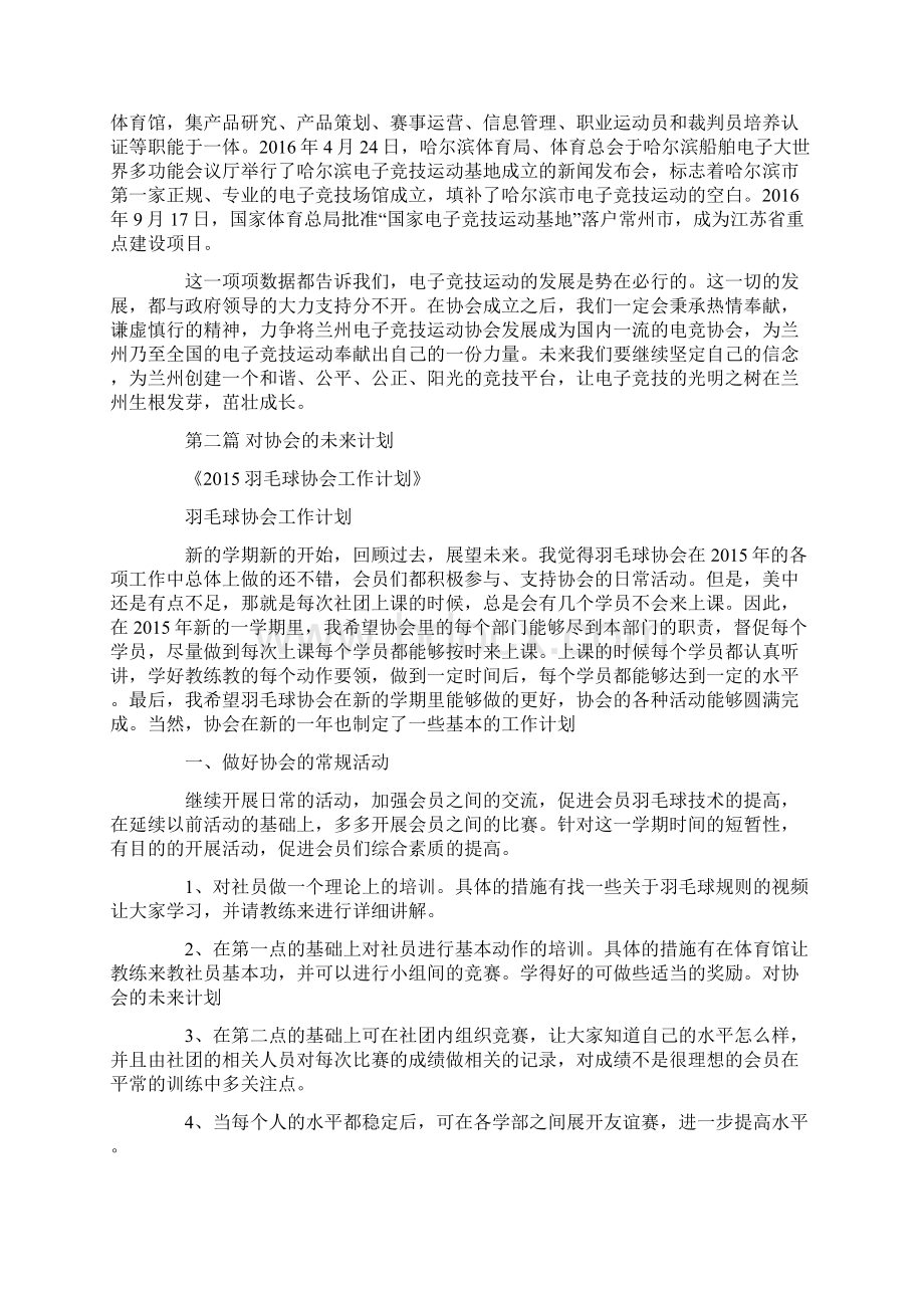 对协会的未来计划docWord文档格式.docx_第3页