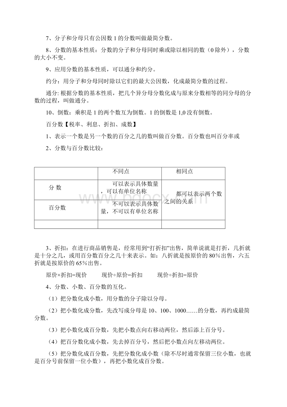 小升初数学毕业考试苏教版小学数学总复习基础知识.docx_第3页