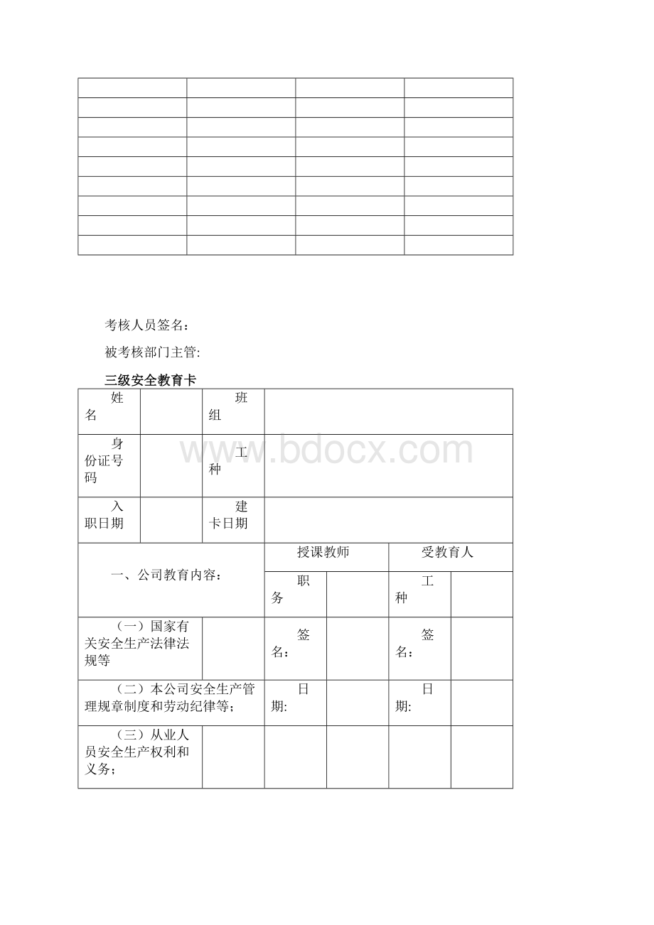 安全生产会议记录表格模板.docx_第2页