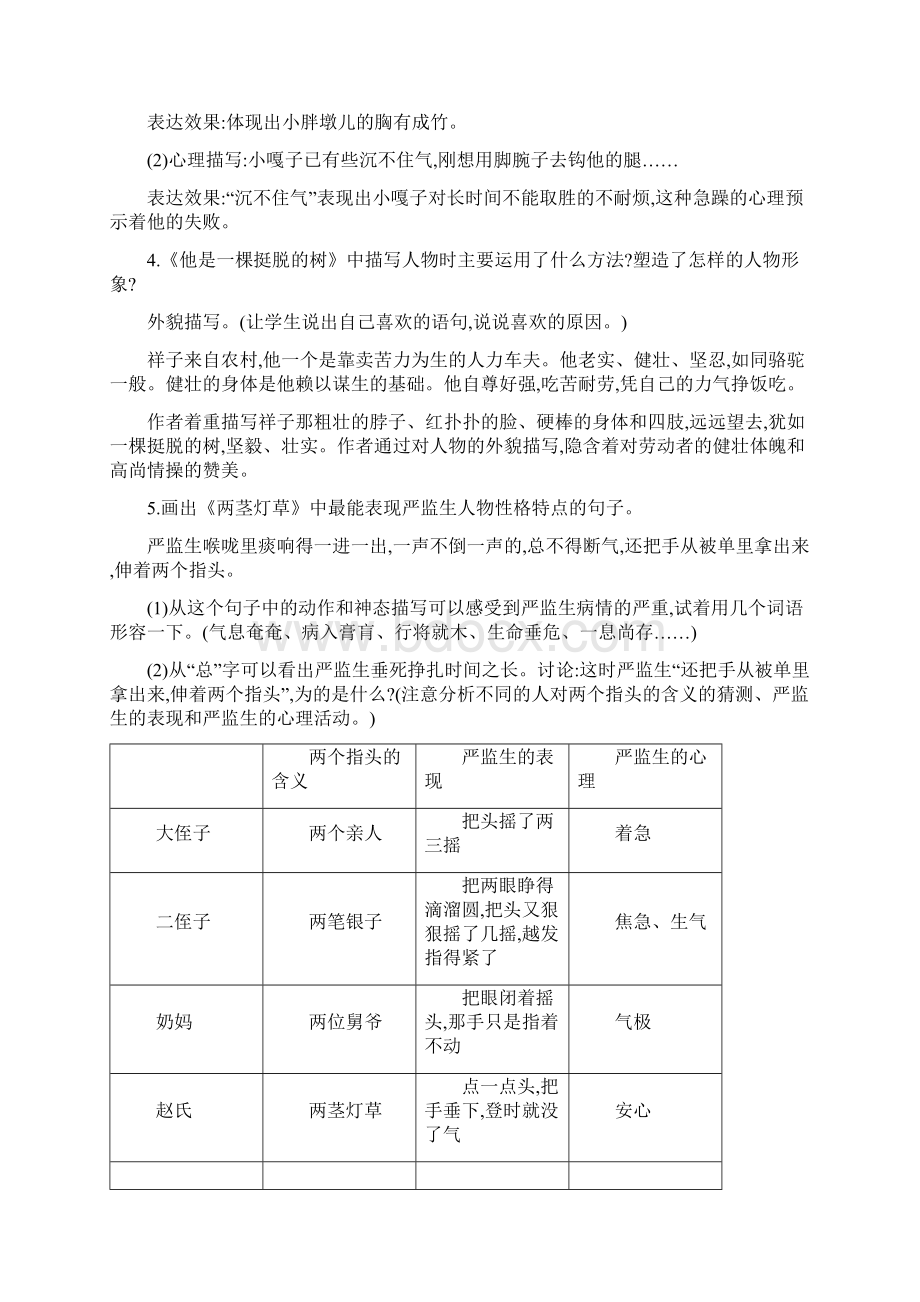 人教部编版五年级语文下册第五单元教案含教学反思Word格式文档下载.docx_第3页