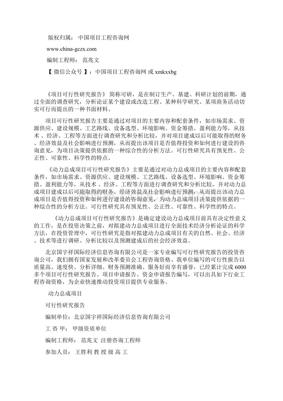 动力总成项目可行性研究报告立项备案Word格式.docx_第2页