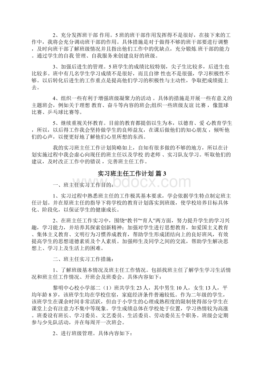 实习班主任工作计划.docx_第3页