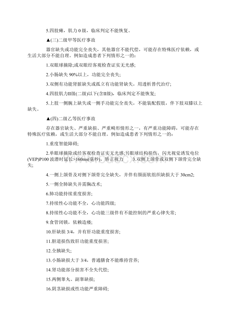 最新医疗事故分级标准.docx_第2页