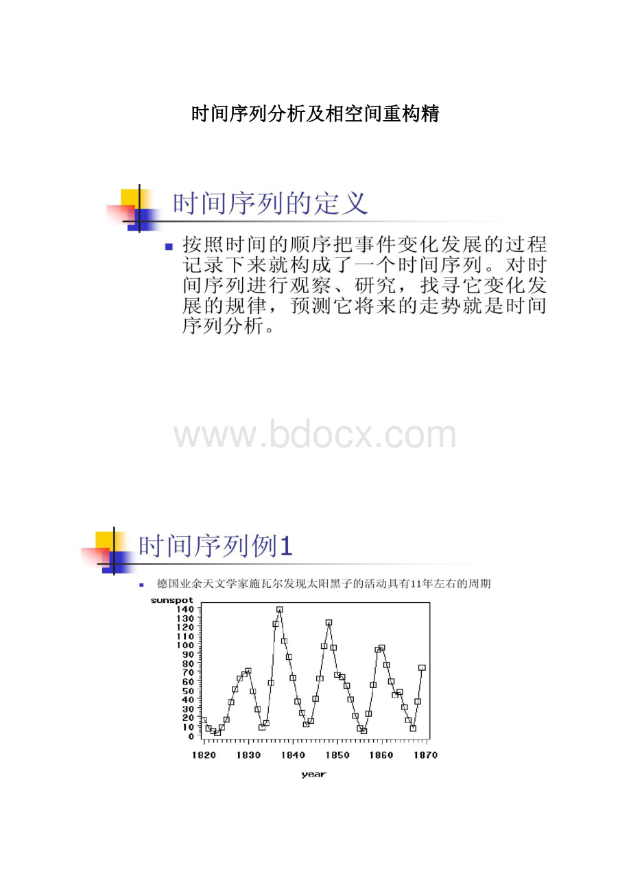 时间序列分析及相空间重构精Word格式文档下载.docx