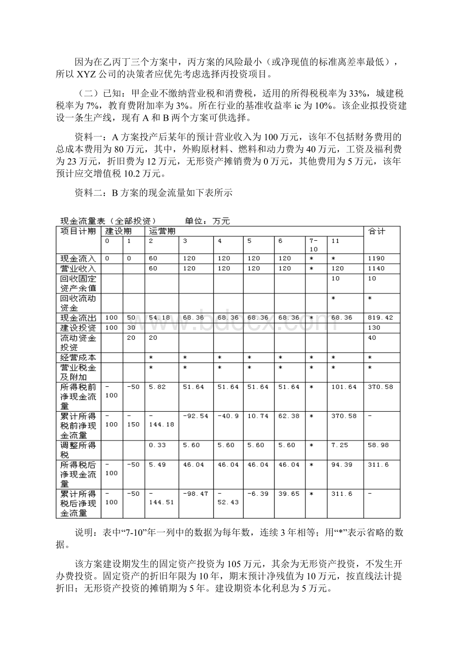 综合题及复习资料筹资投资管理文档格式.docx_第3页