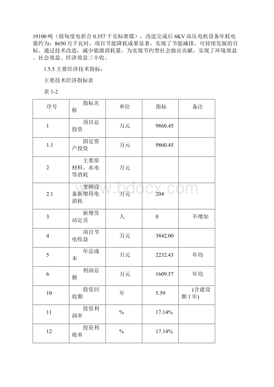 经典版电机系统变频节能改造工程建设项目可行性研究报告Word文档下载推荐.docx_第3页