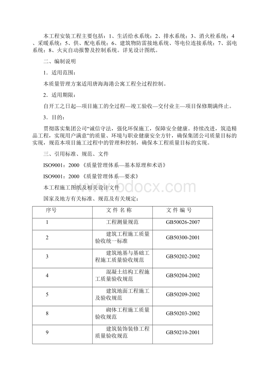 建筑施工质量管理方案.docx_第2页