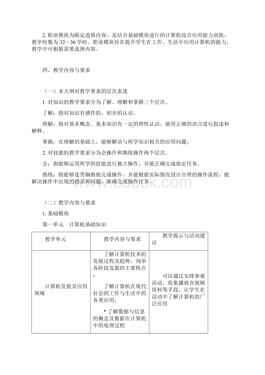 计算机应用 教学大纲与授课计划.docx_第2页