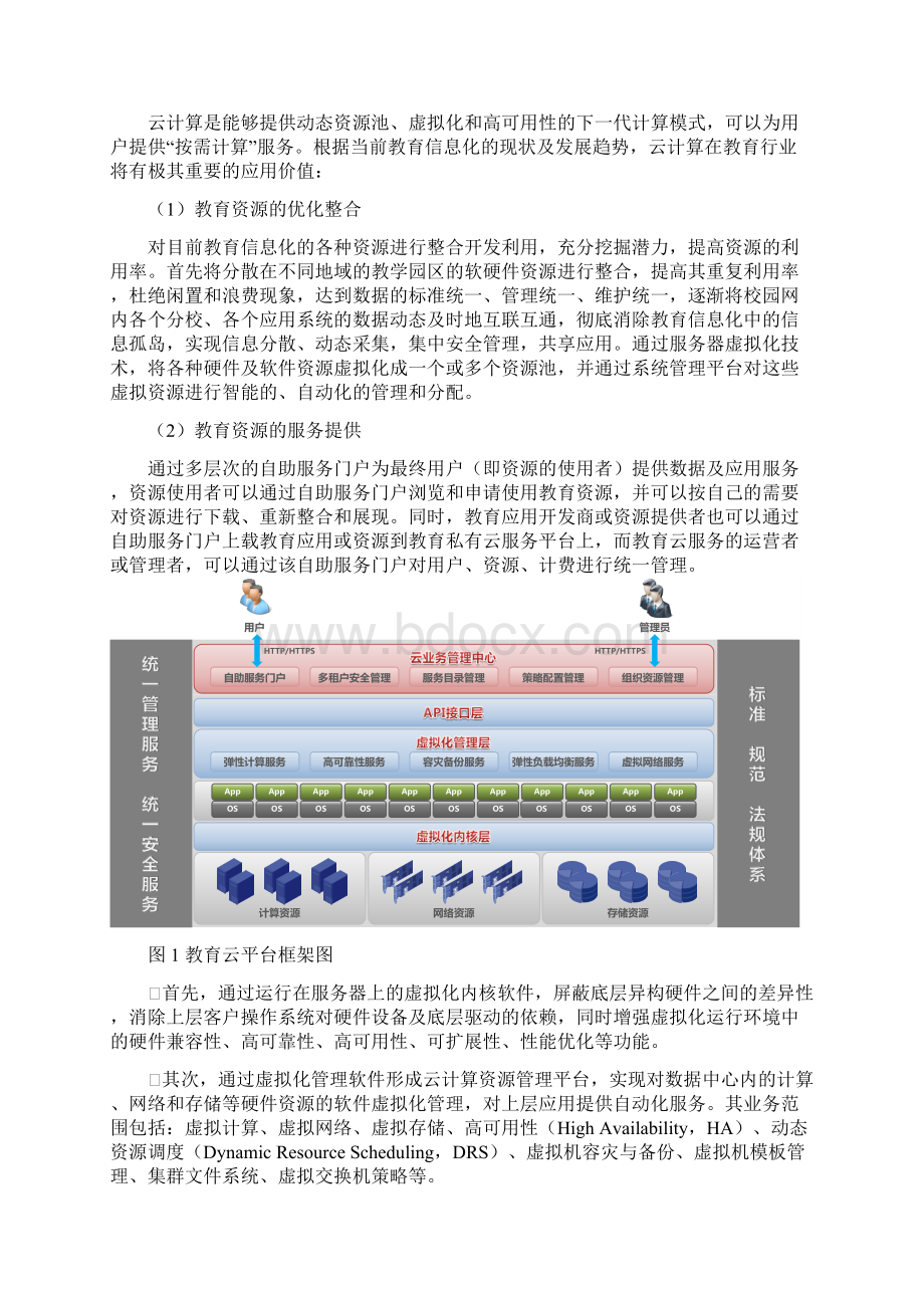 智慧校园云计算平台技术建设方案Word文档格式.docx_第3页