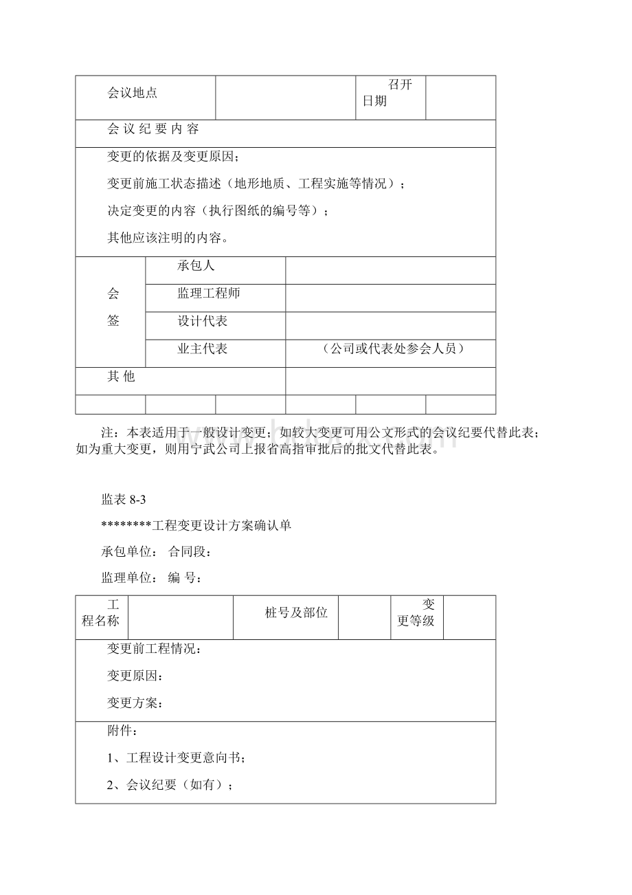 工程设计变更表格汇总.docx_第2页