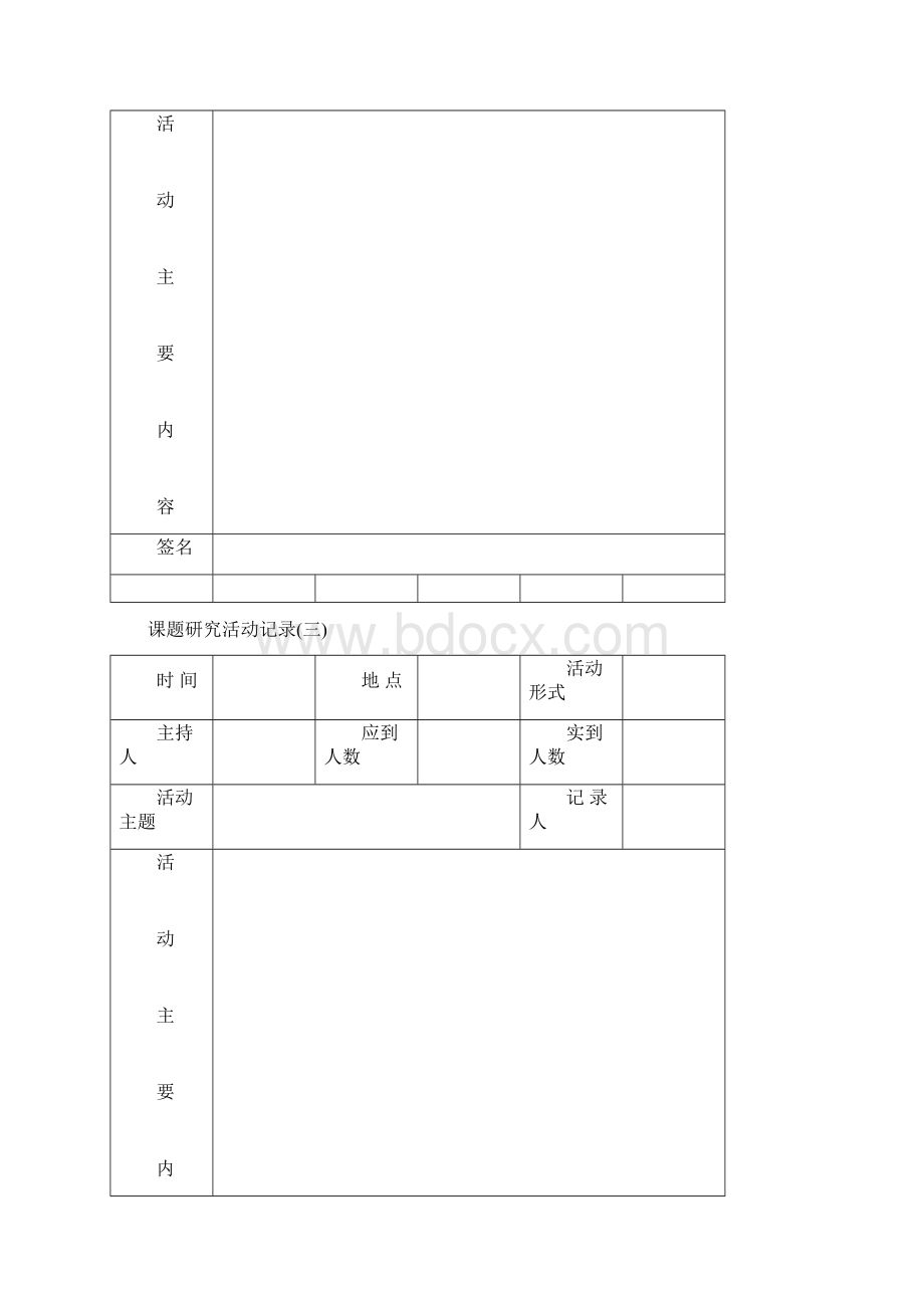 省级教育信息化课题研究活动记录表.docx_第2页