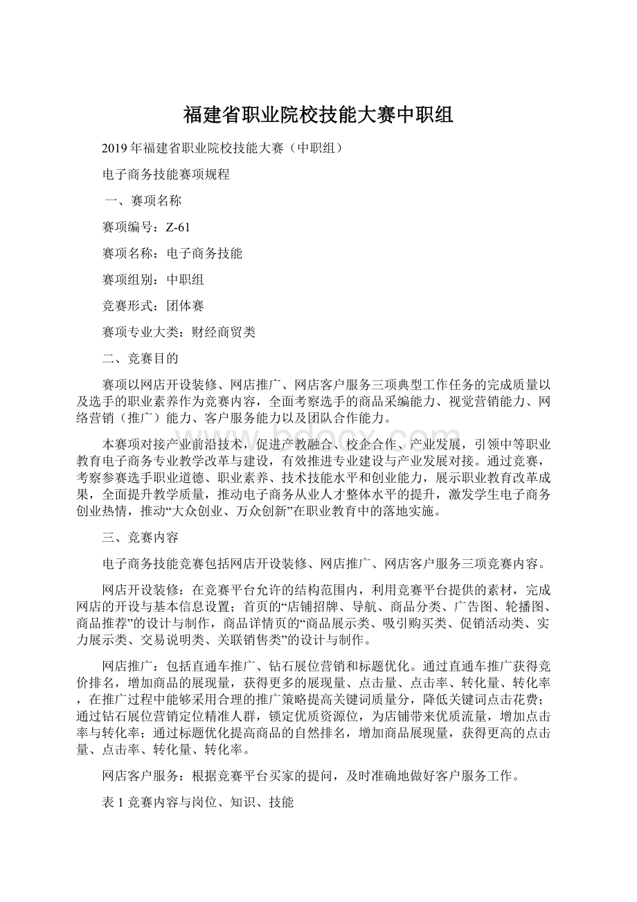 福建省职业院校技能大赛中职组.docx