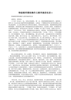 特级教师窦桂梅作文教学演讲实录1.docx