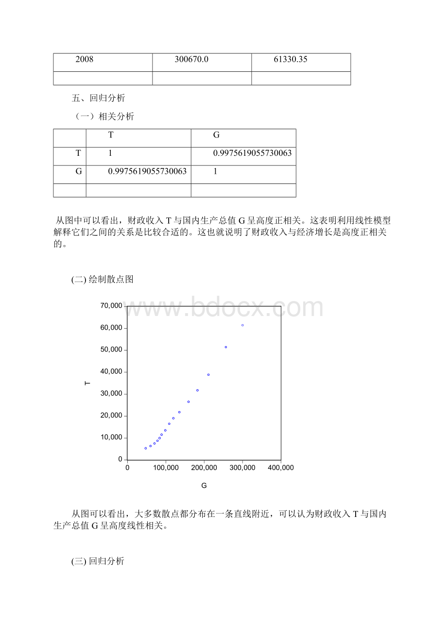 对我国财政收入与GDP的计量分析Word格式.docx_第3页