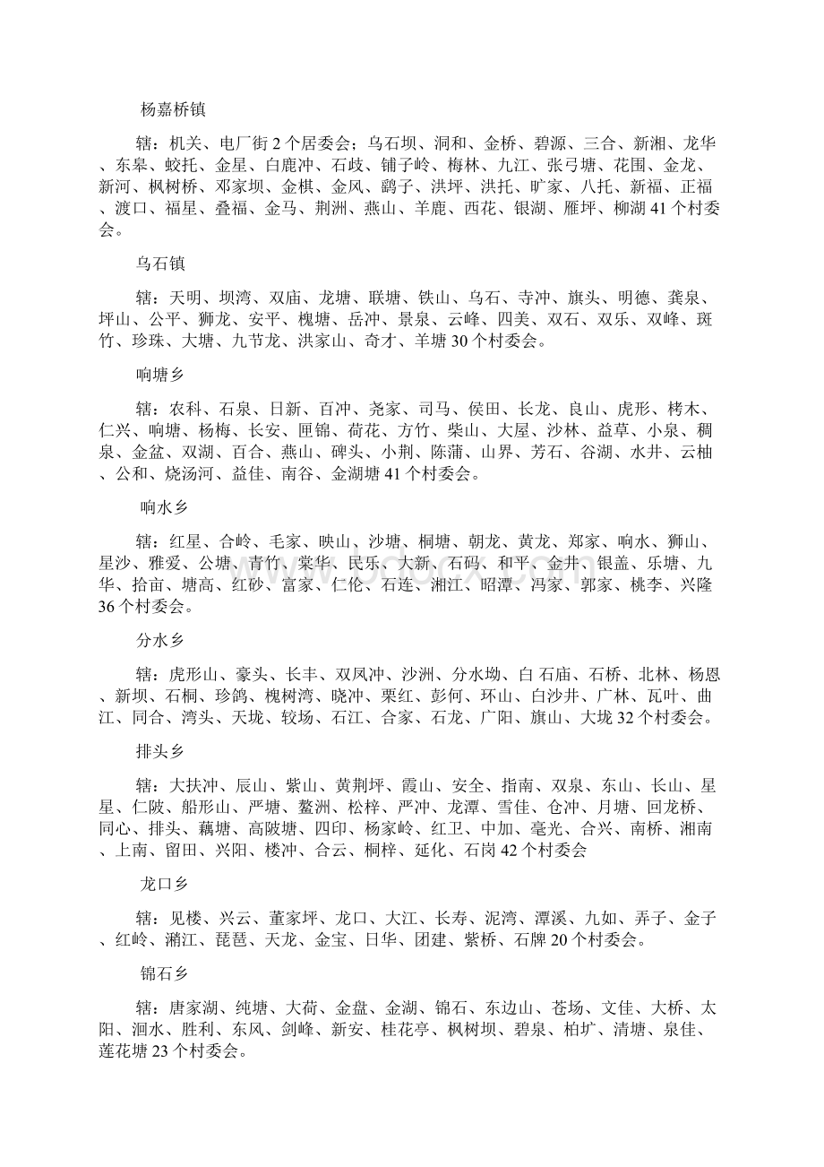 湘潭县各乡镇村名Word文档下载推荐.docx_第3页