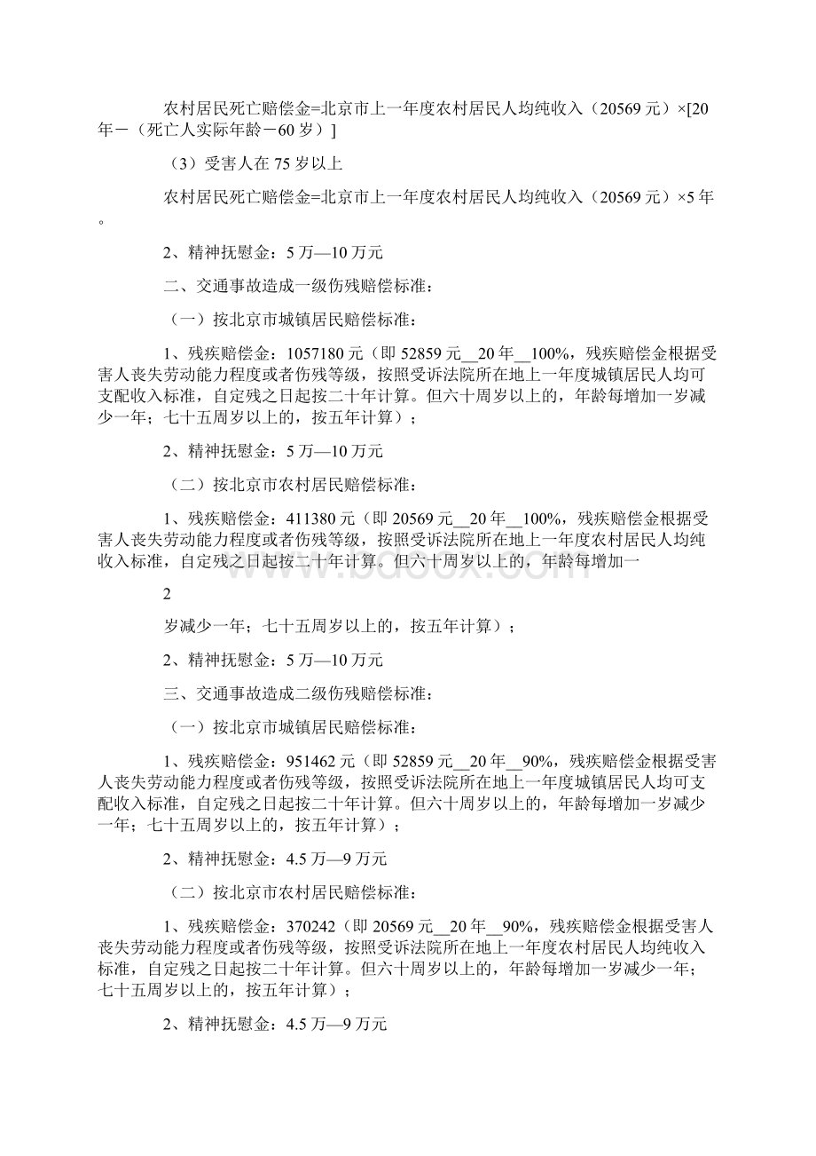 交通事故人身损害赔偿标准文档格式.docx_第2页