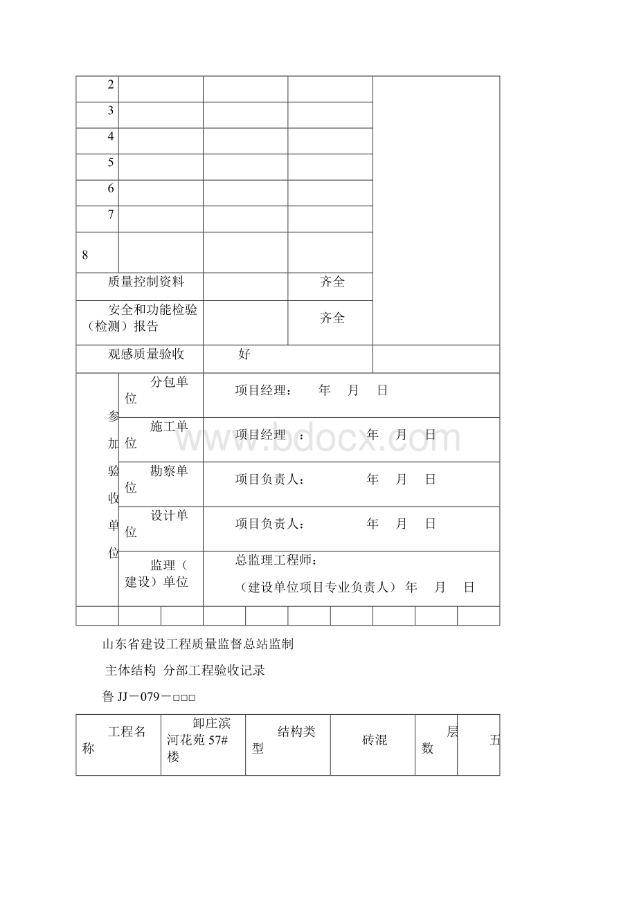 鲁JJ079分部工程验收记录文档格式.docx_第3页