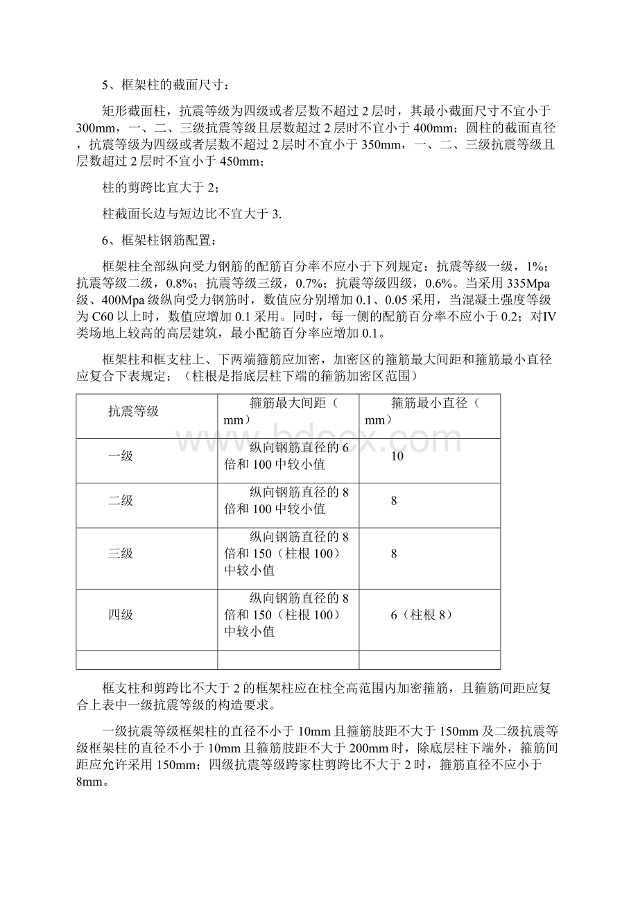 柱墙梁规范要求Word文件下载.docx_第2页