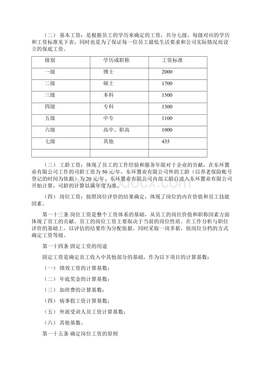 薪酬方案东环置业doc文档格式.docx_第3页