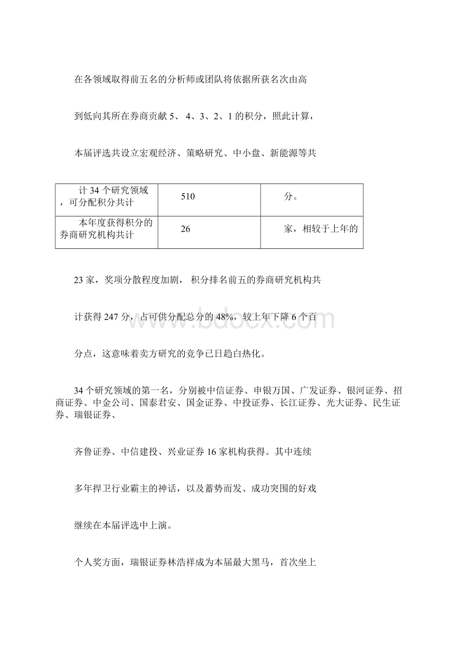 度卖方分析师水晶球奖Word格式文档下载.docx_第3页