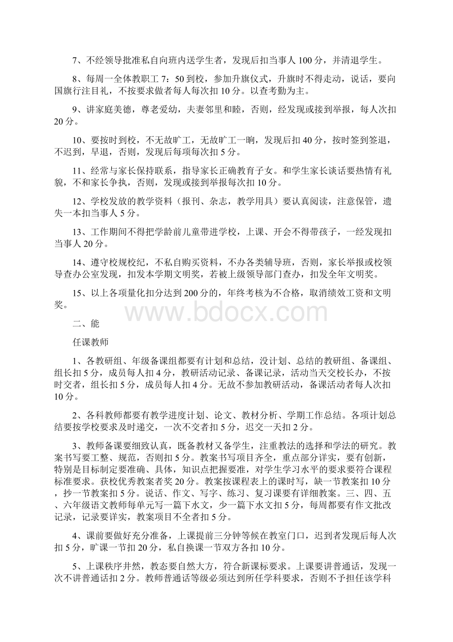 濮阳县实验小学量化考核管理方案讨论稿.docx_第2页