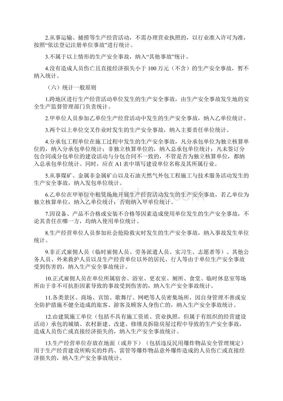 生产安全事故统计报表制度Word文档下载推荐.docx_第3页