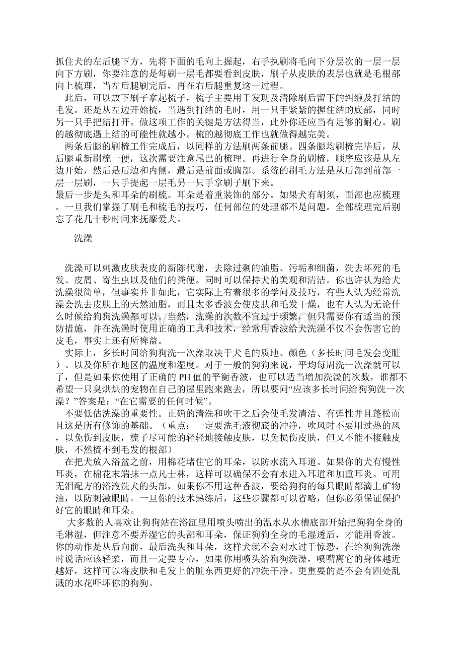 贵宾犬美容基础知识Word文档下载推荐.docx_第3页