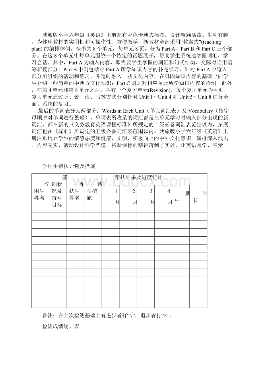 新陕旅版六年级英语上册第一二单元教案.docx_第2页