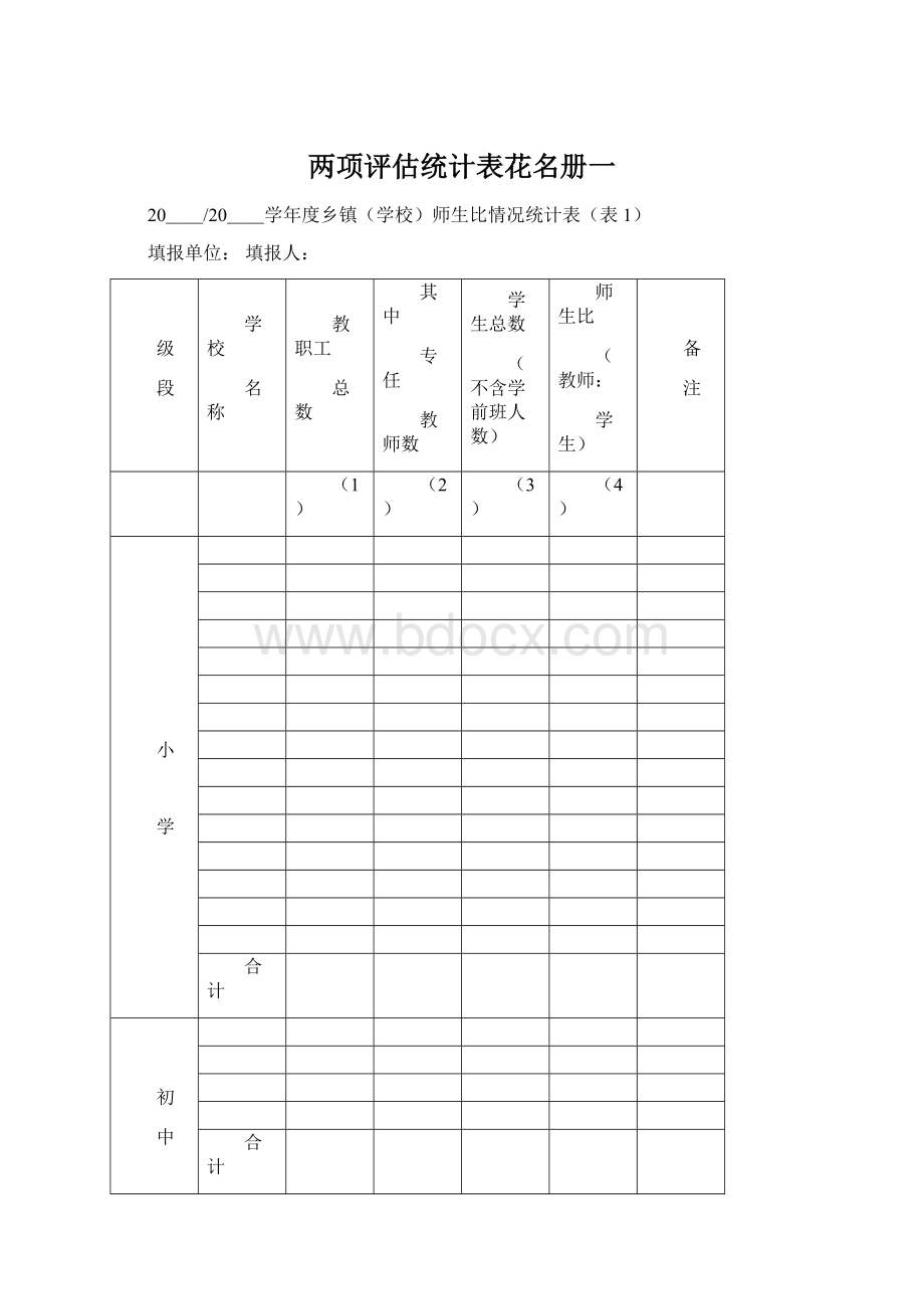 两项评估统计表花名册一文档格式.docx_第1页