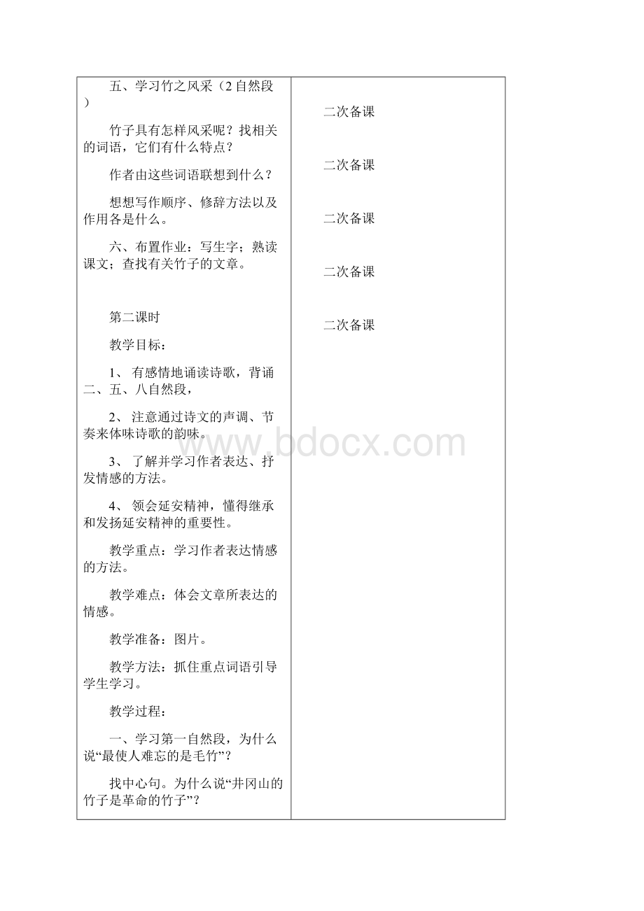 长春版小学六年级下册语文全册教案.docx_第2页