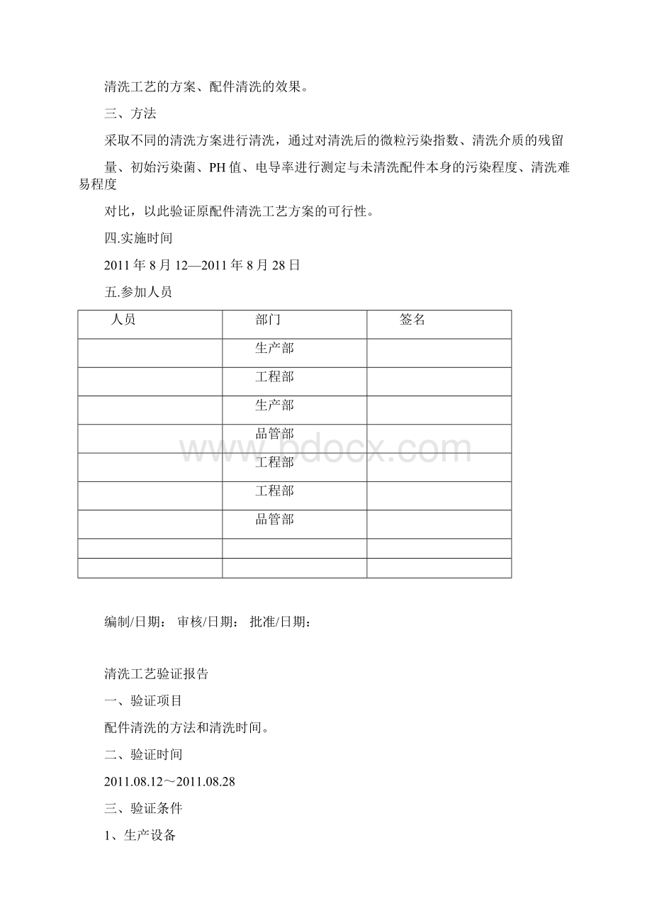 清洗工艺验证报告Word文件下载.docx_第2页