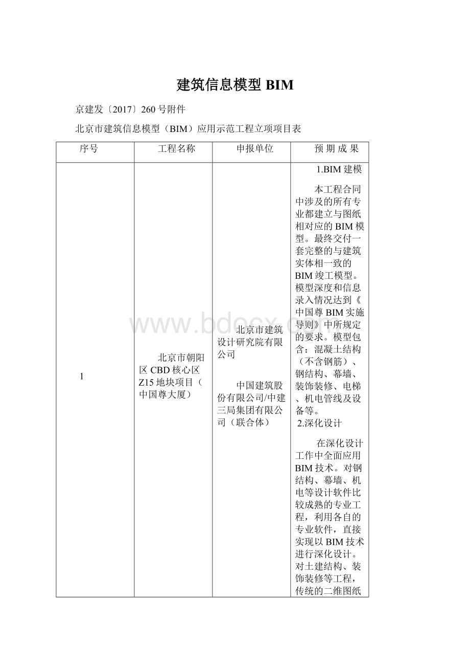 建筑信息模型BIMWord下载.docx