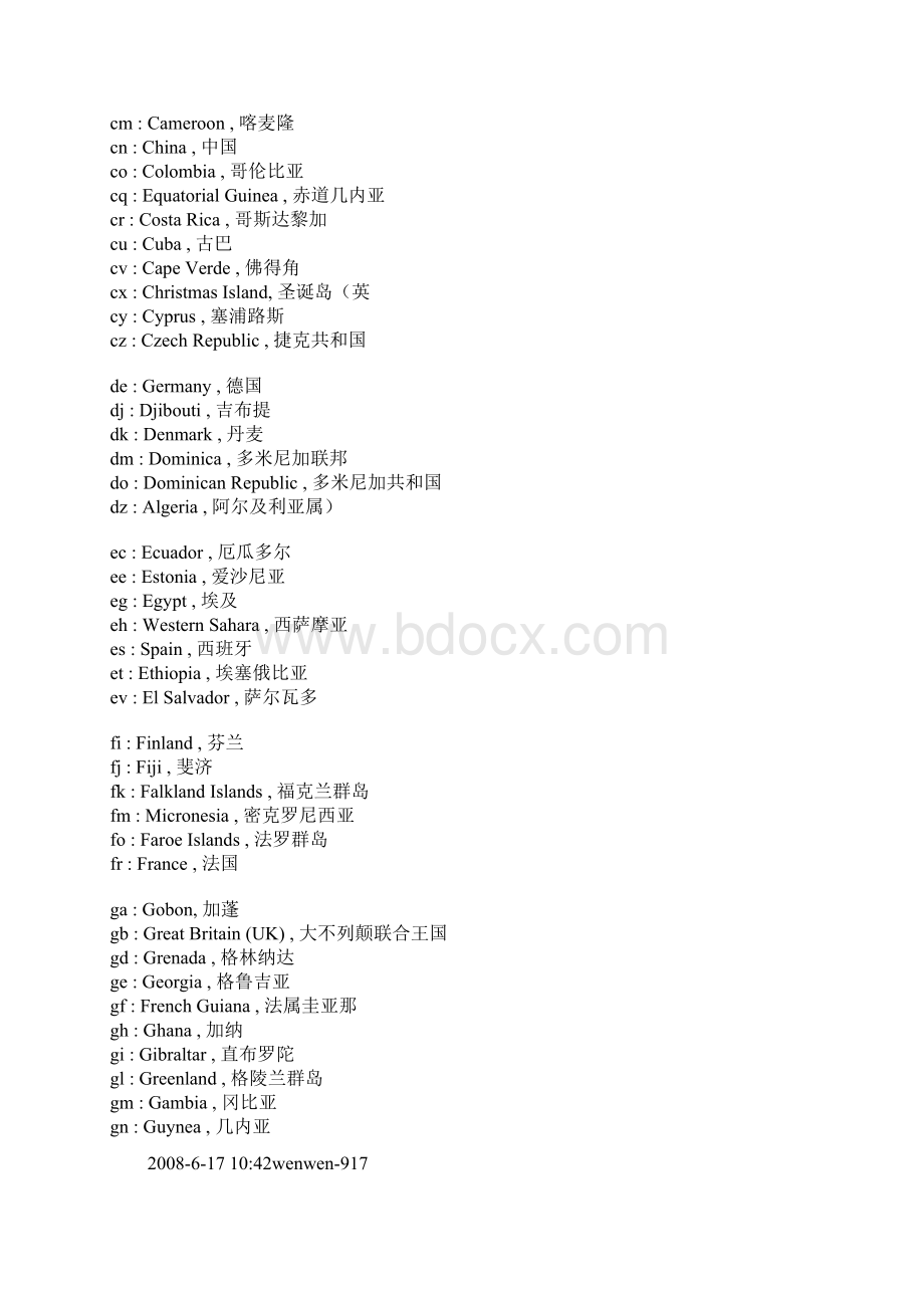 外贸实用工具google各国网址和世界各国google域名后缀对照表.docx_第3页