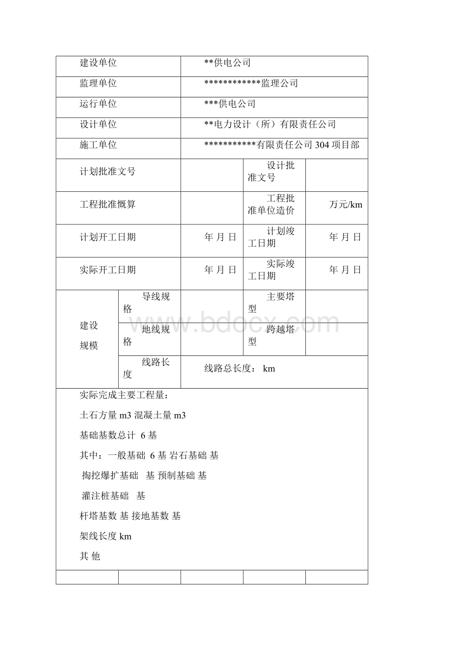 输变电工程竣工启动验收签证书.docx_第3页