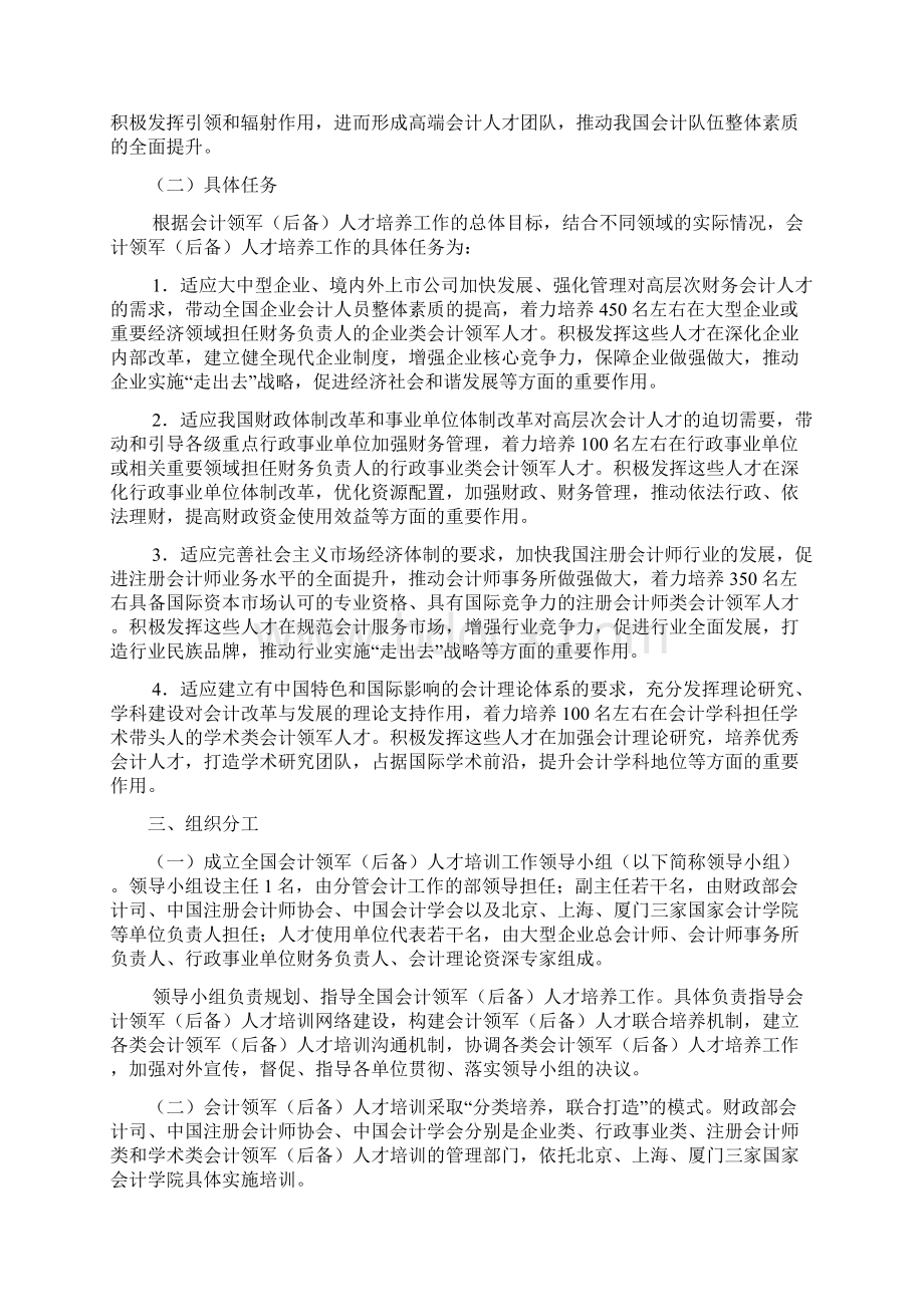 全国会计领军后备人才培养十年规划注册会计师协会Word文档格式.docx_第2页